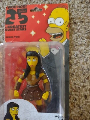 Figura de acción de Los Simpson 25 aniversario LUCY LAWLESS 5" NECA serie 2 en caja Foto 1 de 4