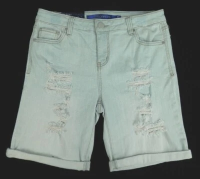 Pantalones Cortos Tinta Zafiro Juniors Talla 5 NUEVO Denim Bermuda Envejecido Destruido Foto 1 de 4