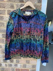 BNWT Michael Kors Rainbow Popover Running / Rain Jacket - Size Medium - RRP £170 - Picture 1 of 12