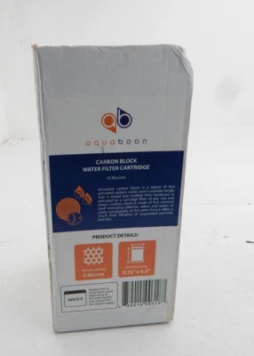 Big Blue AquaBoon 5 Micron Coconut Shell Carbon Block Water Filters NEW - Image 1 of 3
