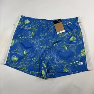 The North Face Herren XL Blau Abstrakte Erhöhung Rund Design Badehose Neu mit Etikett - Bild 1 von 9