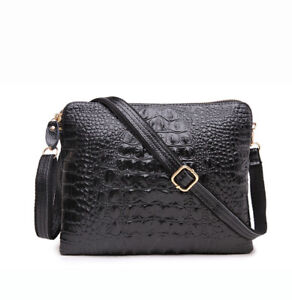 Womens Genuine Leather Handbag Single Shoulder Clutch Bag Satchel Hobo Purse