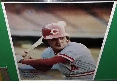 VTG ORIGINAL 1978 PETE ROSE 44 GAME HITTING STREAK COMMEMORATIVE POSTER REDS !!! - Image 1 of 4