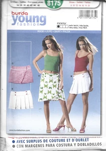 Plus Size Easy BURDA Young Pattern #8175-SKIRT in Sizes 8-10-12-14-16-18-20 - Picture 1 of 1