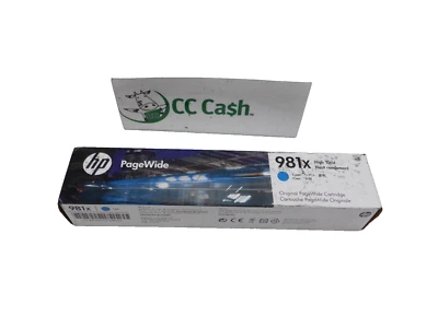 Cartucho de tinta original HP 981x L0R09A cian de alto rendimiento F. Envío D Foto 1 de 4