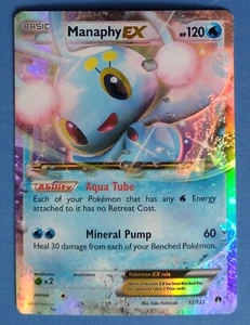 NEW PACK FRESH POKEMON TCG XY BREAKPOINT ULTRA RARE HOLO MANAPHY EX 32/122 - Foto 1 di 2