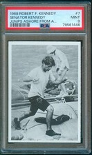 1968 Philadelphia Gum ROBERT KENNEDY Trading Card #7 PSA 9 Pop 3