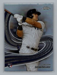 2024 Topps Chrome #S-21 Jasson Dominguez RC Strokes Insert New York Yankees - Picture 1 of 2