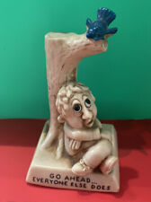 R&W Berries Co.'s "Go Ahead ... Everyone Else Does" Figurine 1968 with Blue Bird