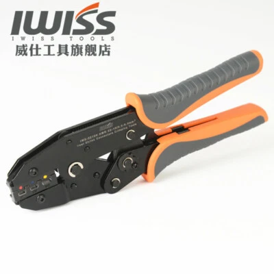 IWISS IWS-2210H AWG22-10 0.5-6.0mm2 Heat Shrink Connectors Crimping Tool Crimper - Image 1 of 4