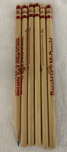 Lot Of 6 McDonalds Ronald McDonald Fun Times Collector Series Pencil 2011 - Picture 1 of 5