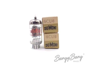 2 Vintage DuMont 6CU8/6CH8 Triode-Pentode Valve- BangyBang Tubes - Picture 1 of 1