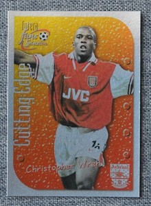 1999 FUTERA - CHRISTOPHER WREH  - ARSENAL - CUTTING EDGE   FOIL No 4