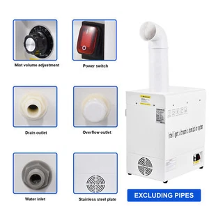 Commercial & Industrial Humidifier 12L/H Cool Mist Humidifier for Room Plant - Picture 1 of 9