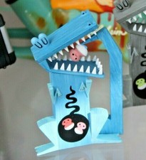 Baby Eating Crocodile  Amanda Visell StrangeCo Vivisect Playset 3" Blue 2008