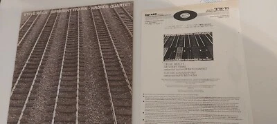 Steve Reich - Pat Metheny ‎– Different Trains / Electric Counterpoint GERMAN LP - Image 1 of 4