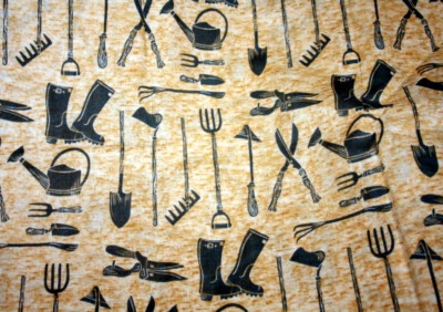 NECESIDADES DE JARDINERÍA EN BRONCEADO DE ROBERT KAUFMAN - TELA 100% ALGODÓN Foto 1 de 4