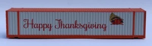 JTC N 485025 "VS" Thanksgiving 48' HC Container w/Magnetic System One Pack New! - Picture 1 of 5