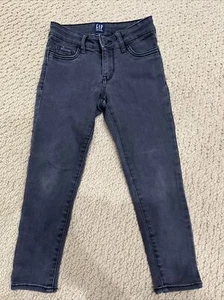 Gap Denim Girls Regular Washed Black Stretch Jegging Ankle - Size 6 - Picture 1 of 6