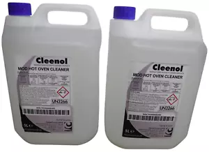 Oven Cleaner 5 Litre Qty x 2 Bottles Cleenol MOD Hot Oven Cleaner Degreaser - Picture 1 of 5