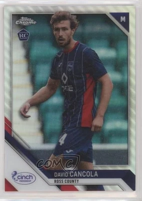 2021-22 Topps Chrome SPFL Scottish Premier League Refractor David Cancola #19 - Image 1 of 2