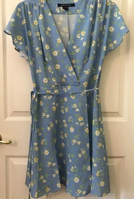 Vestido envolvente conexión francesa talla 4 excelente estado largo medio Foto 1 de 4