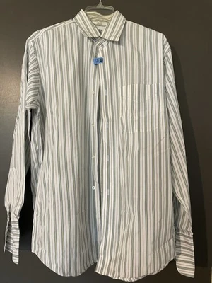 Camisa de vestir Hermes con botones 41 para hombre Foto 1 de 4