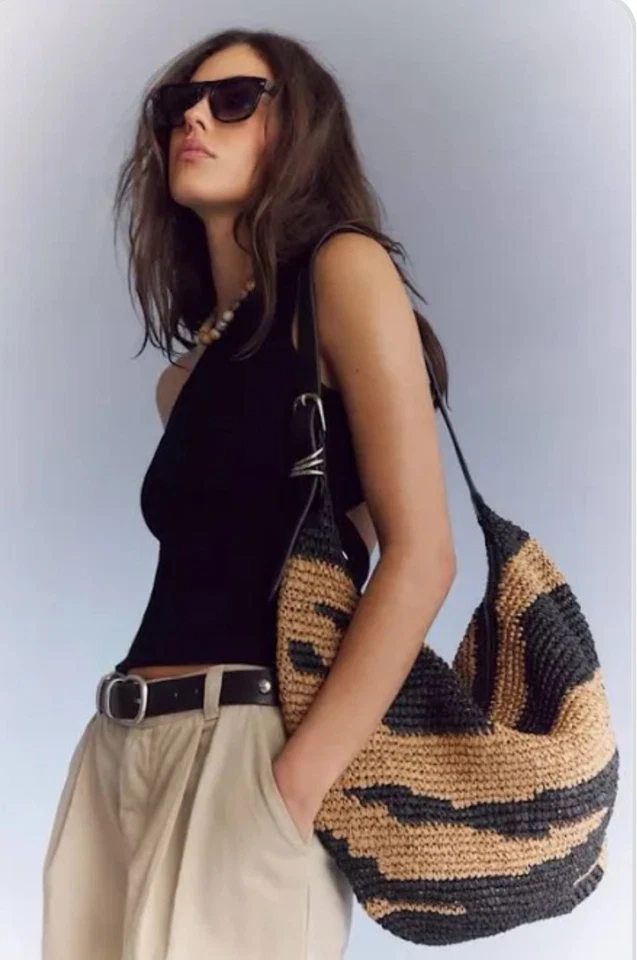 Bolso de Mano Santorini Paja de Free People Nuevo con Etiquetas Foto 1 de 2