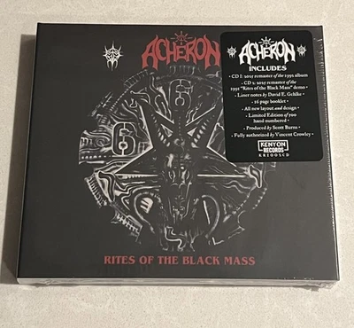 Acheron - Rites of the Black Mass: The Definitive Edition 2xCD Death Black Metal - Image 1 of 2