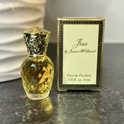 NUEVO Jess By Jessica Mcclintock Eau De Parfum 1/8 OZ 4 ml Mini Splash Descontinuado Foto 1 de 3