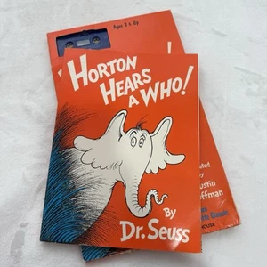 Horton Hears A Who! Dr. Seuss Buch und Kassette erzählt Dustin Hoffman 1990 - Bild 1 von 7