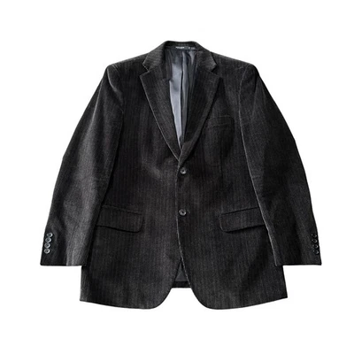 Dockers Corduroy Blazer Jacket Men's Size 42 Gray Western Suit Trial Coat - Image 1 of 4