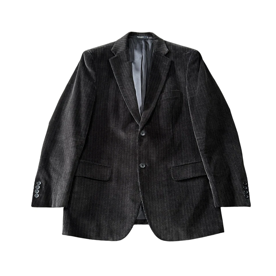 Chaqueta Blazer Dockers Pana Para Hombre Talla 42 Gris Traje Occidental Abrigo de Prueba Foto 1 de 4