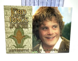 Lord of the Rings Return of the King Topps Movie Memorabilia Sams Jacket - Picture 1 of 4