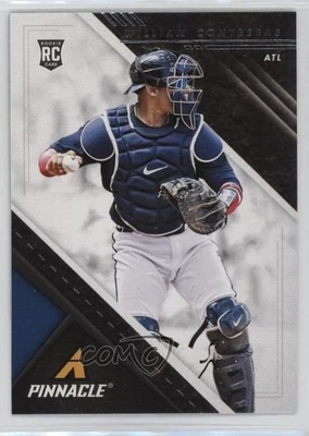 2021 Panini Chronicles Pinnacle William Contreras #14 Rookie RC - Image 1 of 2