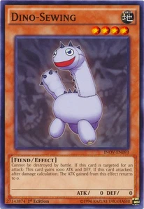Dino-Sewing Common Invasion: Vengeance YuGiOh Card - Picture 1 of 1