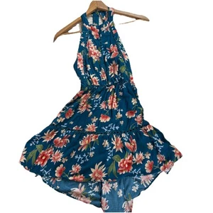Jace Halter, Backless, Floral Size, Small Crochet, Easy Romper - Picture 1 of 10
