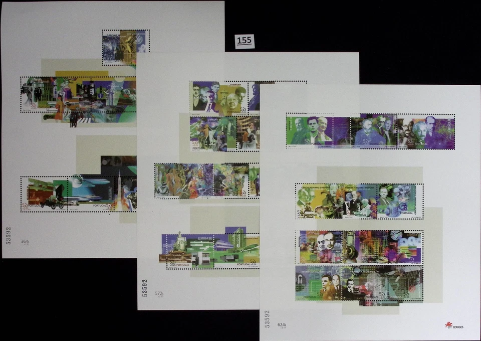 OB PORTUGAL 2000 - MNH - TECNOLOGÍA, MEDICINA, ARTE, ESPACIO, AVIACIÓN Foto 1 de 1