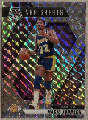 Mosaico Panini 2024-25 - Grandes de la NBA Magic Johnson #296 Mosaico Prizm LA Lakers Foto 1 de 3