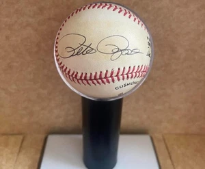 PETE ROSE REDS/PHILLIES SIGNED AUTO VINTAGE N.L. BASEBALL BECKETT AUTH - Picture 1 of 2