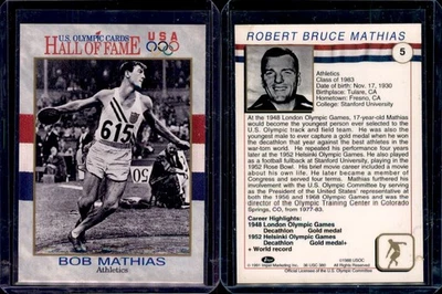 1991 Impel Marketing US olympic Cards Hall of Fame-Your Memories-Buy Volume-2237 - Image 1 of 3