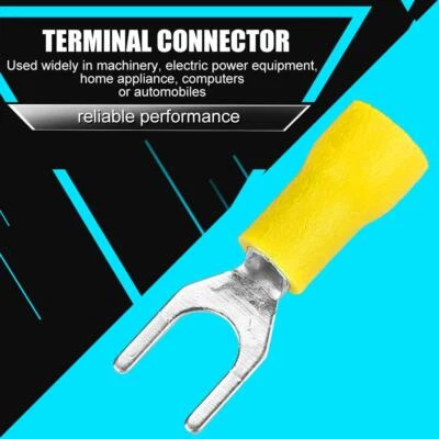 Fork Terminal Insulated Electrical Crimp Connector Terminals - Color Selection - Image 1 of 4