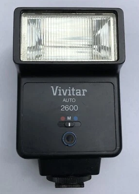 VTG VIVITAR AUTO 2600 CAMERA FLASH FULLY TESTED - Image 1 of 3
