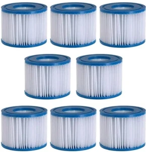 Whirlpool Filter für Bestway Lay Z Spa Größe VI Vegas Monaco Palm Springs Packung x 8 - Bild 1 von 6
