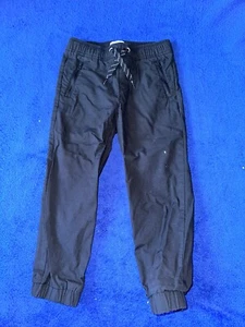 Old Navy Black Cargo Jogger Girls Pants Size XS 4/5 - Picture 1 of 3