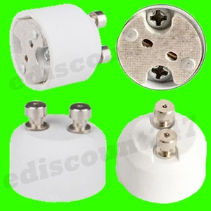 ALTA CALIDAD GU10 a MR16 Soporte de Lámpara Adaptador Convertidor STOCK DEL REINO UNIDO - ENVÍO RÁPIDO - Imagen 1 de 1