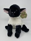 The Petting Zoo Recycles 12" Stuffed Plush Black White Lamb Sheep Animal Toy