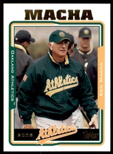 2005 TOPPS KEN MACHA OAKLAND ATHLETICS #287