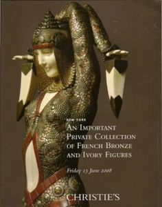 CHRISTIE’S ART DECO Sculpture Collection Bouraine Chiparus Colinet Catalog 2008 - Picture 1 of 1