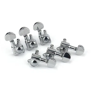 NEW Wilkinson 6 In Line Guitar Tuners Machine heads for Strat Tele Chrome WJ703  - Picture 1 of 7